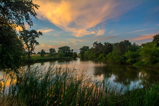 Sunset at the preserve  