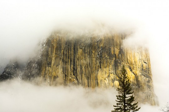 El Capitan in Clouds 2