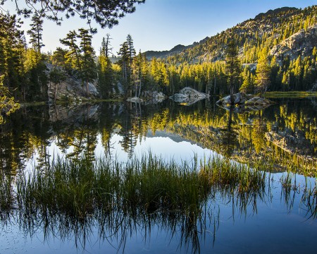Woods Lake in Sierras  