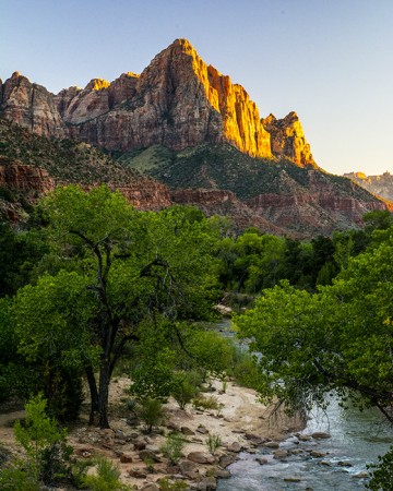 Sunset in Zion National Park