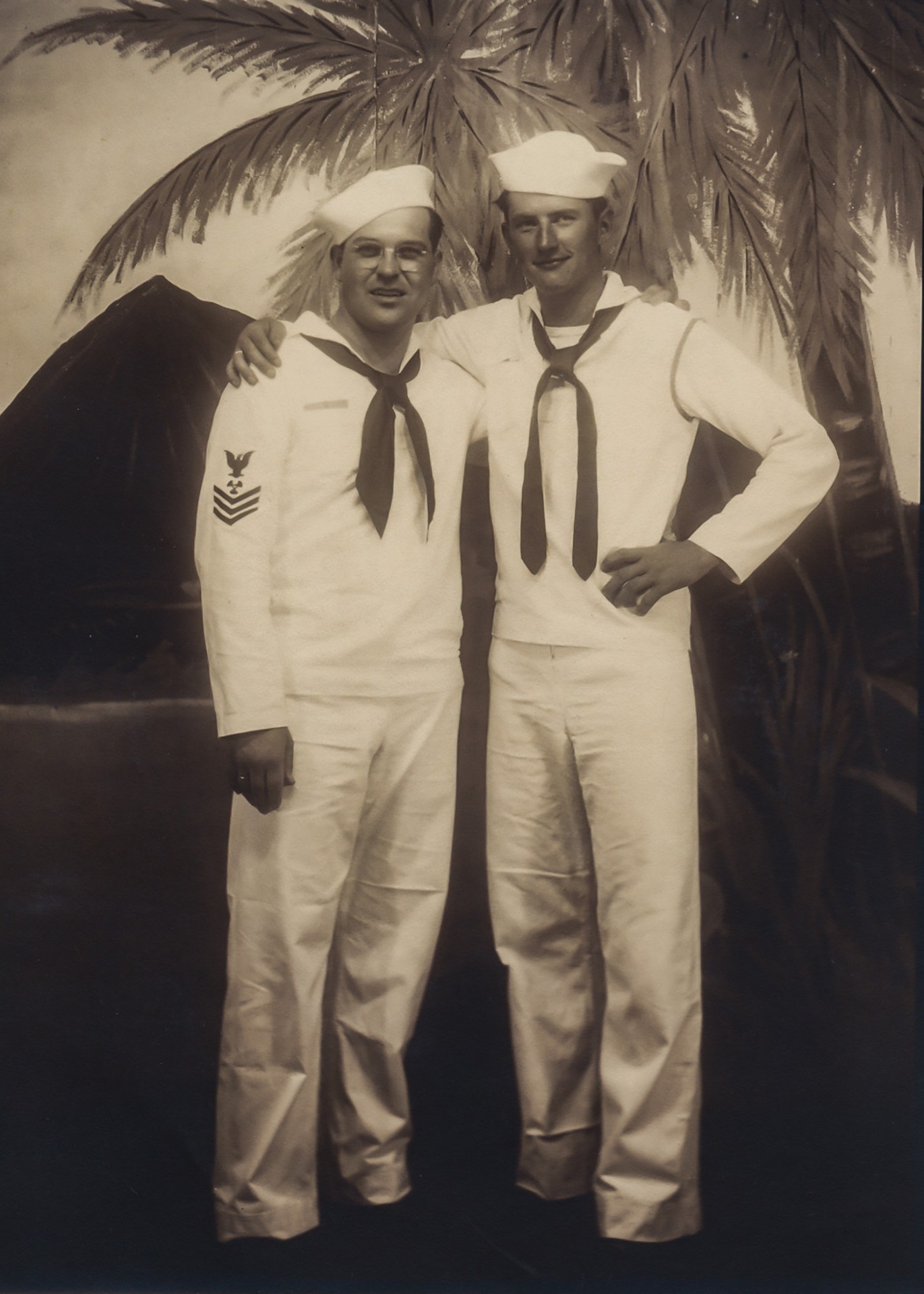 Harold and Reed Rindlisbacker 1945